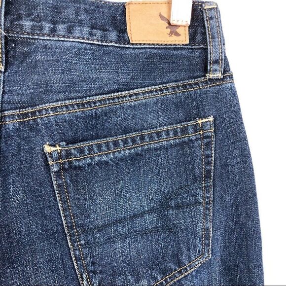 AMERICAN EAGLE | Vintage Hi-Rise Dark Wash Denim Jeans Women’s Size 2 - Picture 8 of 9